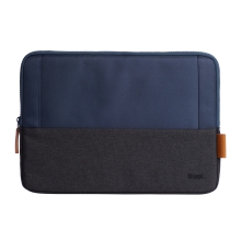 Funda Trust Lisboa Soft Sleeve 13.3" negro/azul