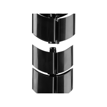 Organizador de cables Equip de doble canal negro