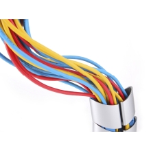 Organizador de cables Equip de doble canal plata