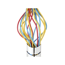 Organizador de cables Equip de doble canal plata