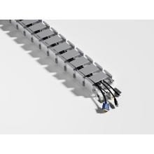 Organizador de cables de escritorio Equip gris