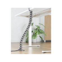 Organizador de cables de escritorio Equip gris