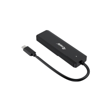 Hub USB tipo C Equip Life 4 puertos 2xUSB-A 3.0 2xUSB-C 3.2 compatible con Thunderbolt 3/4