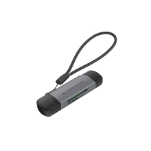Lector de tarjetas externo Concentronic BIAN05G USB tipo C y USB-A
