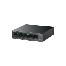 Switch TP-Link LS105GP LiteWave 5 puertos Gigabit 4P PoE+ metal