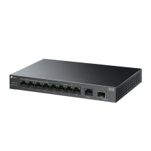Switch TP-Link LS1210GP LiteWave 9 puertos Gigabit 1P SFP Gigabit 8P PoE+ metal
