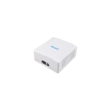 Roseta de superficie Equip 235216 Cat6A 2 hembra RJ45 blanco