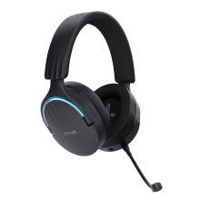 Auricular Bluetooth y USB-C Trust Gaming Fayzo GXT 491 RGB negro