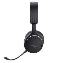 Auricular Bluetooth y USB-C Trust Gaming Fayzo GXT 491 RGB negro