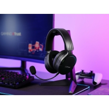 Auricular Bluetooth y USB-C Trust Gaming Fayzo GXT 491 RGB negro