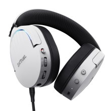 Auricular Bluetooth y USB-C Trust Gaming Fayzo GXT 491 RGB blanco