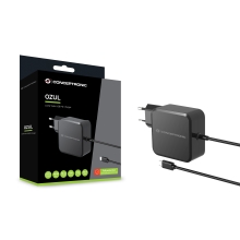 Cargador Conceptronic OZUL05BE 100W GaN PD con cable USB tipo C