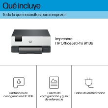 Multifunción HP Officejet pro 9110b A4 20ppm red wifi duplex
