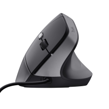 Ratón Trust Bayo II ergonómico vertical 800-2400 DPI negro