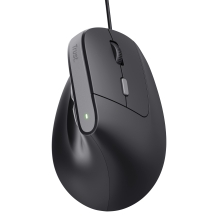Ratón Trust Bayo II ergonómico vertical 800-2400 DPI negro
