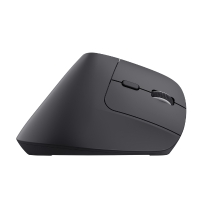 Ratón inalámbrico Trust Ergo Bayo II+ ergonómico vertical carga USB-C negro