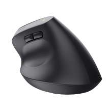 Ratón inalámbrico Trust Ergo Bayo II+ ergonómico vertical carga USB-C negro