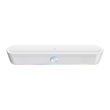 Barra de sonido Trust GXT Thorne RGB 12W Jack 3.5mm alimentado USB blanco