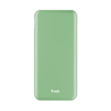 Powerbank Trust Redoh 10000mAh 18W carga rápida 2xUSB-C 1xUSB-A verde
