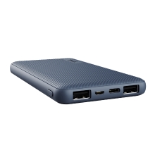 Powerbank Trust Urban Primo Eco 10000 ultrafina 10000mAh - 2 x USB-A - 1 USB-C azul