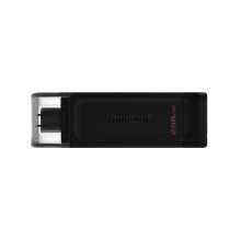 Memoria USB tipo C 3.2 Kingston DT70 256GB negro