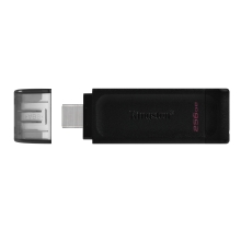 Memoria USB tipo C 3.2 Kingston DT70 256GB negro