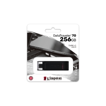 Memoria USB tipo C 3.2 Kingston DT70 256GB negro