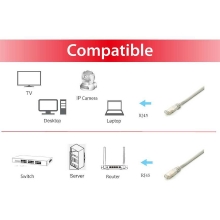 Cable de red Equip S/FTP Cat6A PIMF 3m LSZH gris