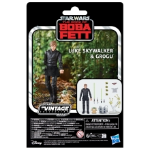 Figura hasbro star wars the book of boba fett luke skywalker & grogu
