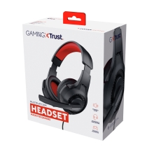 Auriculares Trust Gaming Basics 24785 con cable de 2m, conector jack de 3.5mm