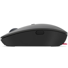 Ratón inalámbrico Lenovo Go USB tipo C en color gris y negro