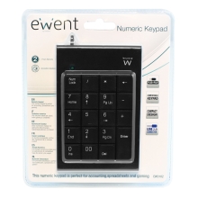 Teclado numérico Ewent para pc portátil usb 2.0