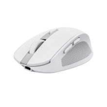Ratón inalámbrico y Bluetooth Trust Ozaa recargable 6 botones receptor USB-A/USB-C blanco