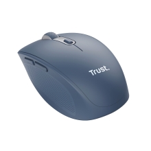 Ratón inalámbrico y Bluetooth Trust Ozaa recargable 6 botones receptor USB-A/USB-C azul