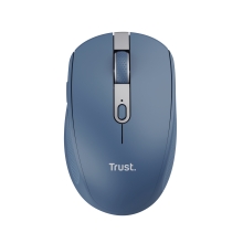 Ratón inalámbrico y Bluetooth Trust Ozaa recargable 6 botones receptor USB-A/USB-C azul