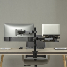 Soporte de mesa Ewent ew1519 1 pantalla hasta 34" y portátil hasta 15.6"