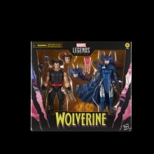 Set figuras hasbro marvel legends series wolverine & lady psylocke