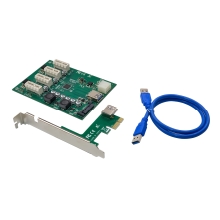 Controladora PCIe Conceptronic EMRICK10G PCIe a 4 PCIe