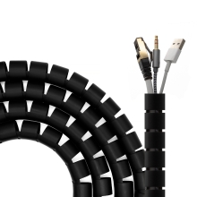 Organizador de cable Aisens en espiral 25mm 2m negro