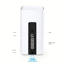 Router WiFi 6 VoIP Dual Band TP-Link NX510V AX3000 5G 2402 Mbps (5 GHz) + 574 Mbps (2.4 GHz)