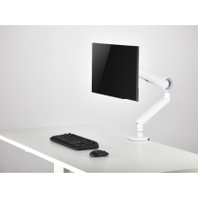 Soporte de mesa Equip 650185 17" a 35" con brazo de gas blanco