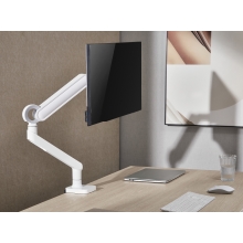 Soporte de mesa Equip 650185 17" a 35" con brazo de gas blanco