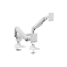 Soporte de mesa Equip 650183 17" a 35" 2 pantallas con brazos de gas blanco