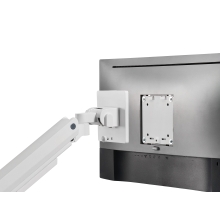 Soporte de mesa Equip 650181 17" a 49" con brazo de gas blanco
