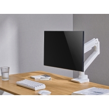 Soporte de mesa Equip 650181 17" a 49" con brazo de gas blanco