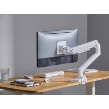 Soporte de mesa Equip 650181 17" a 49" con brazo de gas blanco