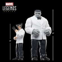 Set figuras hasbro marvel legends series wolverine path & hulk