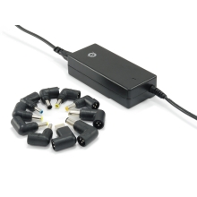 Cargador de portátil Conceptronic 65W automático 18.5V a 20V con 10 tips