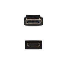 Cable Nanocable Displayport macho a HDMI macho 1m negro