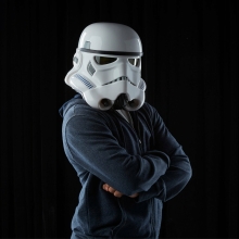 Replica casco hasbro star wars the black series imperial stormtrooper